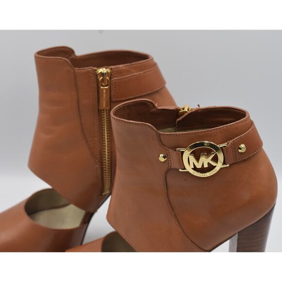 Michael Michael Kors Wyatt Heels Open Toe Leather Women's Size 7M - Picture 4 of 10